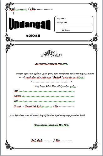 Bingkai undangan png gambar border undangan free download free . Download Contoh Undangan Tahlil Yang Bisa Di Edit - mosi