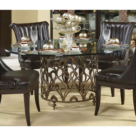 Southbury round/oval dining room set by american drew. 308-702 American Drew Furniture 60in Round Dining Table