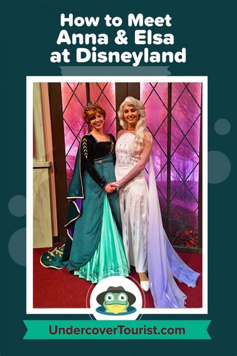 Meet Anna And Elsa At Disneyland
