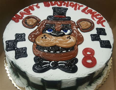 Five Nights At Freddy S Birthday Cake Cake Cake Decorating Halloween Cakes