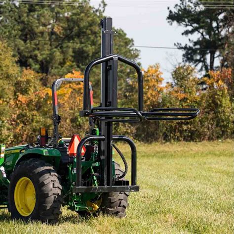 Titan Attachments 3 Point Hydraulic Hay Bale Lift Fits Category 1 And 2