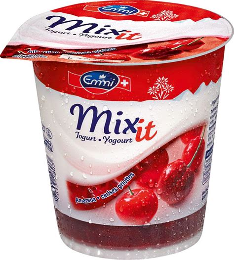 Emmi MixIt Yoghurt Amarena | Yogurt, Dairy