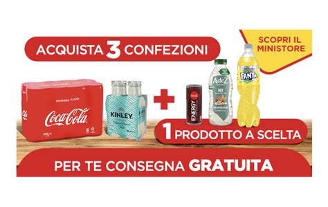 Coca‑Cola ti offre la consegna gratuita!