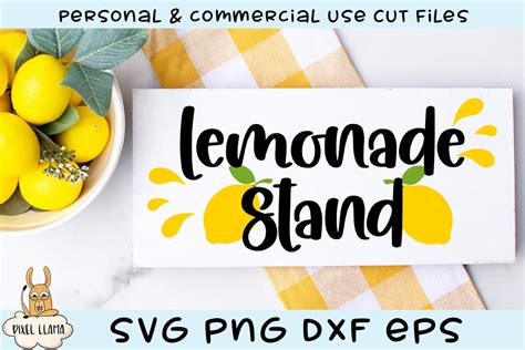 Lemonade Stand Sign Svg 733559 Svgs Design Bundles