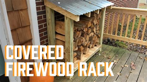 DIY Firewood Rack Plans Simple And Easy Way To Store Wood The Self Sufficient Living