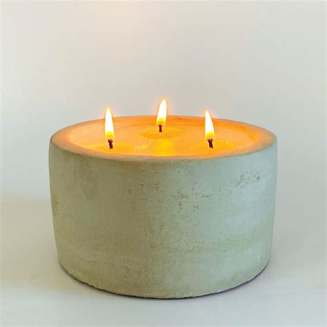 Raw Cement 3 Wick Candle 500g Charisma Candles