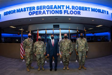 Secretary Of Defense Tours Nsdc Joint Task Force Space Defense News