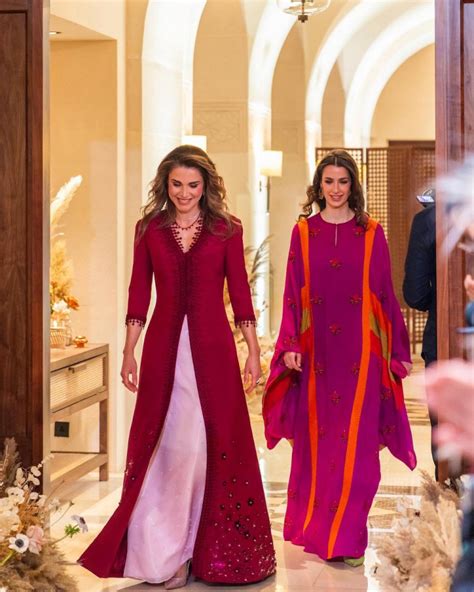 Future Queen Of Jordan Rajwa Al Saif Stuns At Princess Imans Henna Party