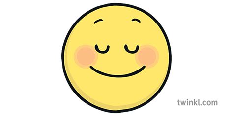 Calm Emoji Emotions Emoticon Icon Sen Ks1 Twinkl