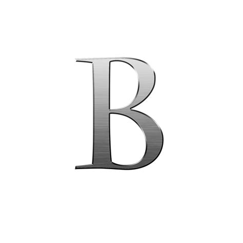 Metal B Text Font Letter Png Picpng