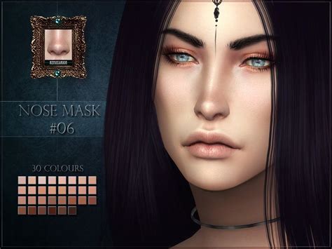 Nose Mask 06 Ts4 Nose Mask Sims 4 Sims
