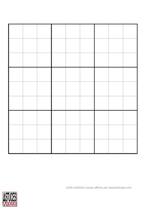Maybe you would like to learn more about one of these? Sudoku Grille Vierge tout Grille Sudoku Gratuite À ...