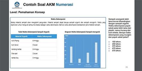 Contoh Soal Akm Sma Kelas 12 | Sobat Guru