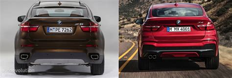 All the details on bmw's newest members of the m family. Photo Comparison: BMW F26 X4 vs BMW E71 X6 - autoevolution