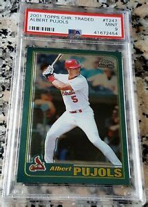 2001 upper deck star rookie. ALBERT PUJOLS 2001 Topps Chrome Rookie Card RC PSA 9 MINT 2 WS Rings $ 656 HRs $ | eBay