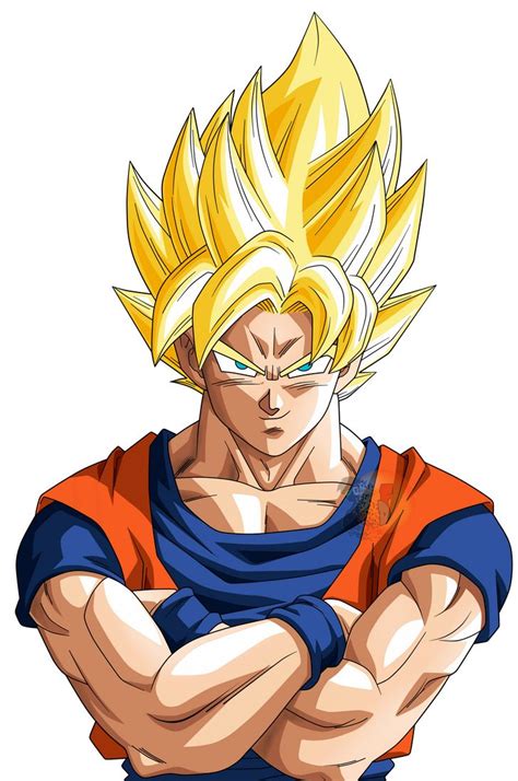 Goku Ssj Facudibuja By Facudibuja On Deviantart Desenho De Olhos