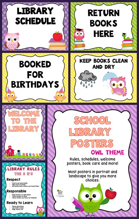 Printable Library Rules