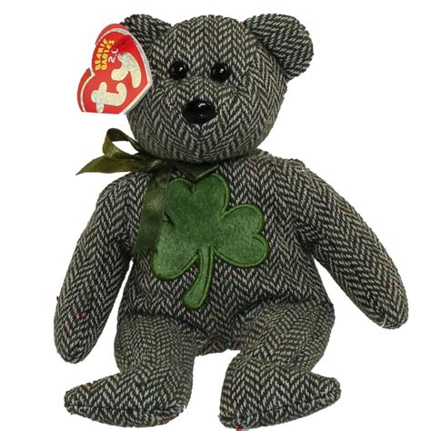 TY Beanie Baby 2.0 - McLUCKY the Irish Bear (Internet Exclusive) (8