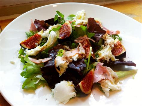 Simple Salads Fig Ham And Mozzarella Salad Thebigfatnoodle