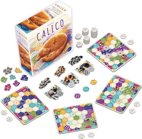 In calico, players compete to sew the coziest quilt as they collect and place patches of different colors and patterns. Calico Board Game | eBay