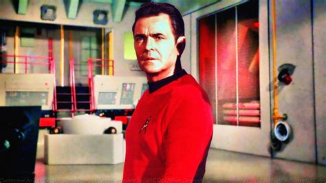 James Doohan Scotty In Engineering By Dave Daring