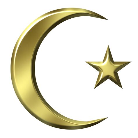 Religion In This Picture You See A Large Crescent Moon With A Small