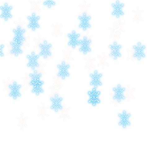 Free Psd White Transparent Blue Snow Falling Material Free Png And Psd