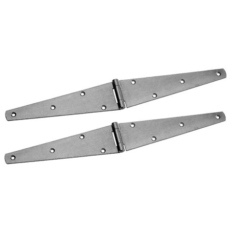 150mm Light Duty Steel Straight Strap Hinges Pack Of 2 Protrade