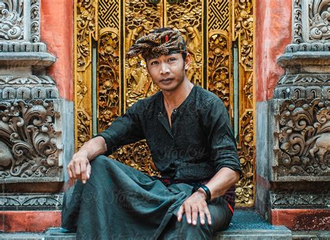 Balinese Man In Traditional Clothing By Stocksy Contributor