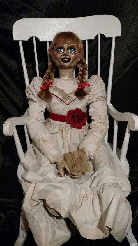 Distressed Demonic Annabelle Trubute Doll From Movies Conjuring