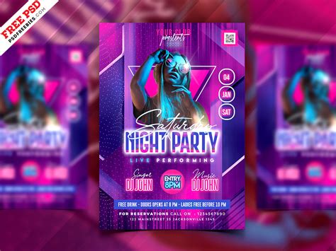 Party Flyer Background Templates