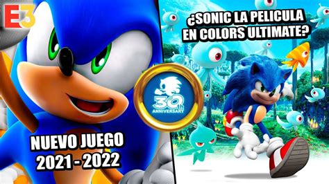 Nuevo Juego De Sonic En 2021 Y 2022 Sonic La Pelicula En Sonic Colors