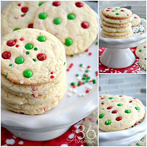 Christmas Cookies Funfetti Cookies The 36th Avenue