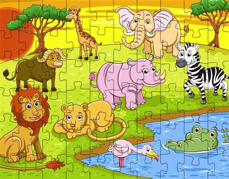 Animals Jigsaw Puzzle Kids Puzzles 12 To 1000 Pieces Made In Oz
