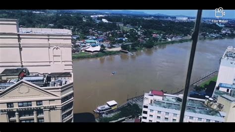 This hotel features a restaurant, an outdoor pool, and a. Waterfront Kuching Sarawak view from Riverside Majestic ...