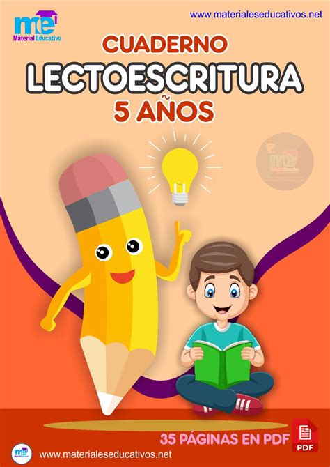 Cuaderno Lectoescritura 5 AÑos Pre K Activities Book Girl Montessori