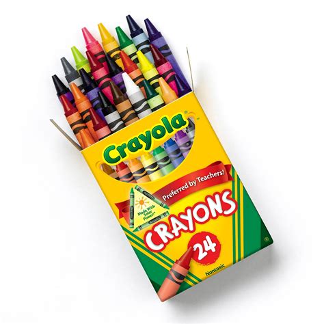Colorful Crayola Crayons In The Package Free Image Download