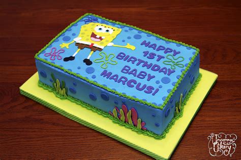 spongebob birthday cake a photo on flickriver