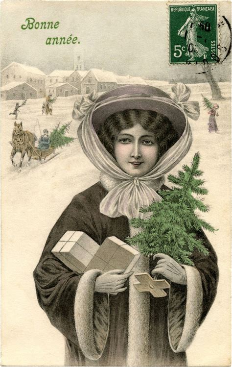 Buying for anyone turning 60 can be complex but it doesn't need to be. French Lady with Gifts Image - The Graphics Fairy
