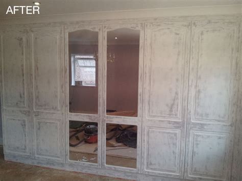 From classic grey to uplifting ombré, a lick of paint can update when painting wardrobe doors, paint with the doors open and then again with them closed to. Portfolio of painting and decorating work Pinner Middlesex