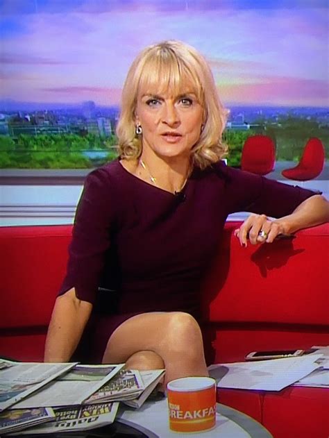 Louise Minchin On A Red Couch