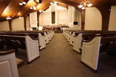 Most modern church pews are fastened to the floor of the temple with brackets; Church Pews, Solid Oak & Maple Pews, Pew Body Styles