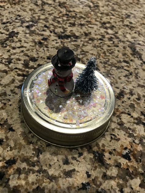 Diy Candle Mason Jar Snow Globe Hometalk