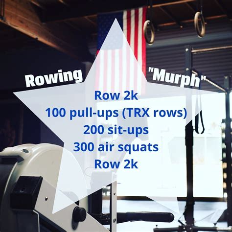Rowing Workout The Classic Murph Wod