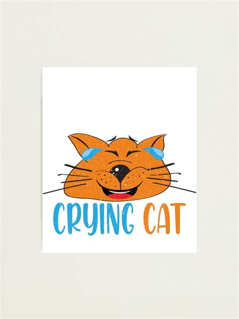 Smiling Crying Cat Meme Crying Cat Meme T Shirtsmiling Crying Cat Meme