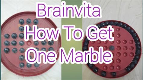 Braivita How To Play Brainvita To Get One Marble Solving Marble
