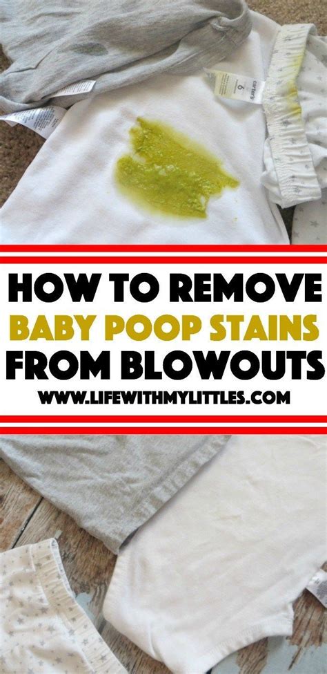 How To Easily Remove Poopout Stains Stains Baby Care New Baby Products