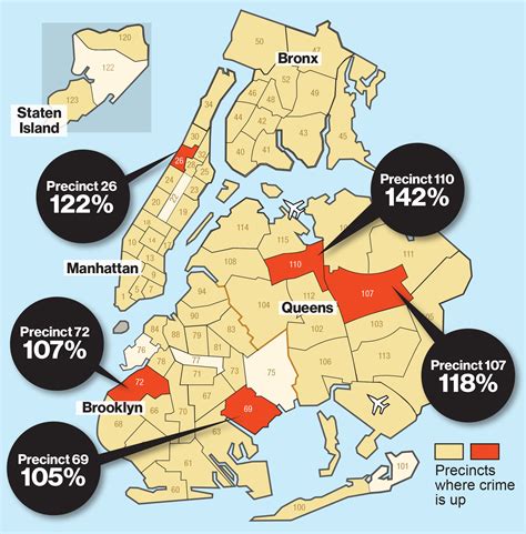 Crime Up In Nearly Every Single Nyc Precinct Stats Show