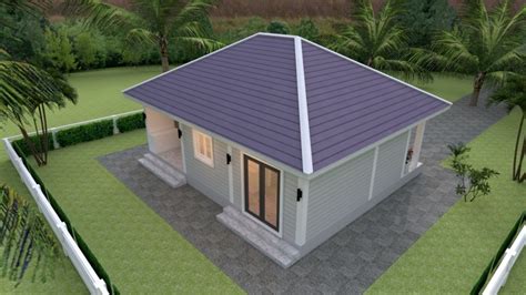 Ann fortin nclamj on pinterest. Small House Plans 9x7 with 2 Bedrooms Hip Roof - SamHousePlans