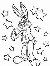 Looney Tunes Bunny Coloring Bugs Pages Star Disney Daffy Duck Printable Books Animal Space Cartoon Cool Belle Color Choose Board sketch template